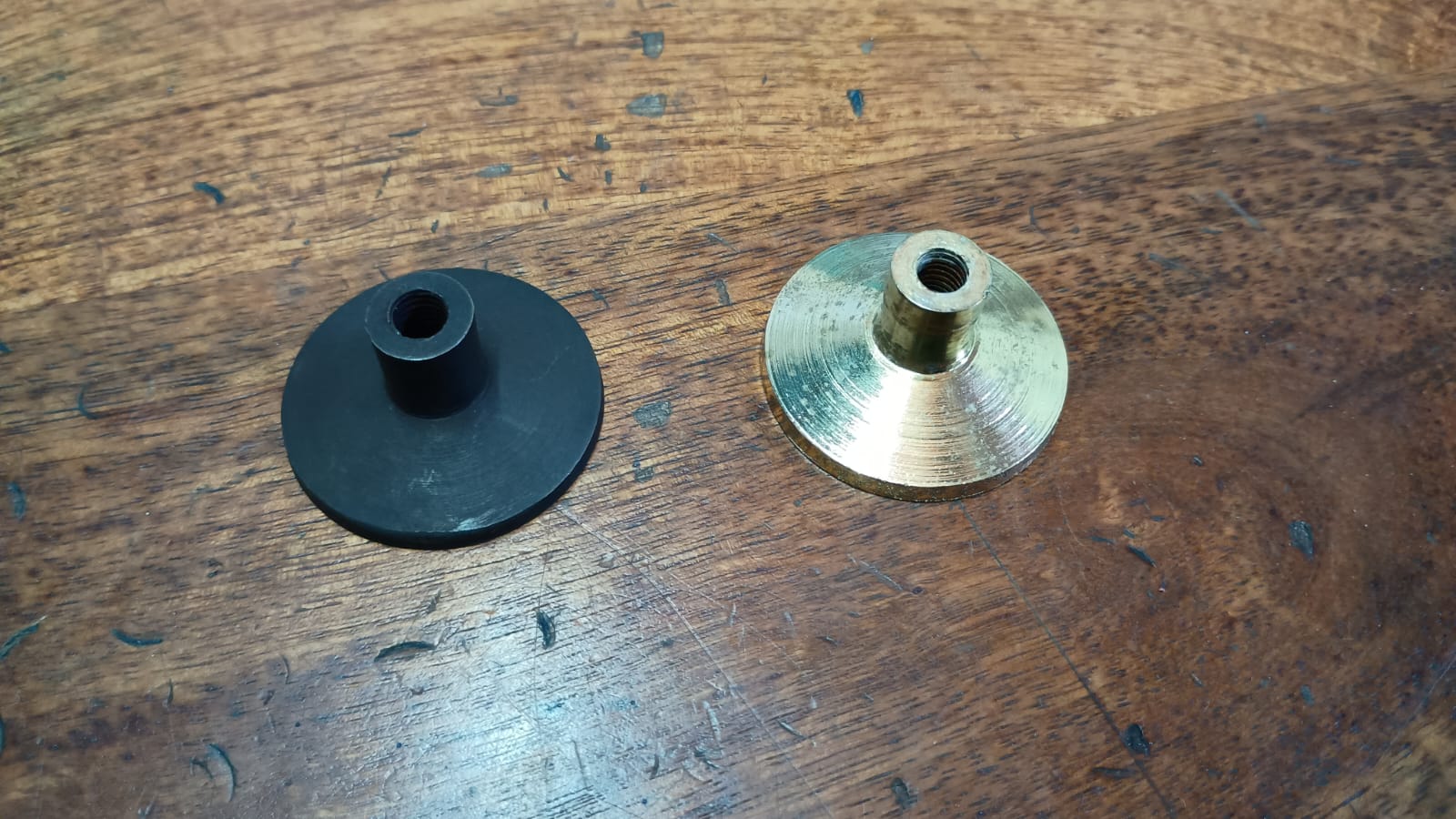 Architectural bronze door handles and fixtures